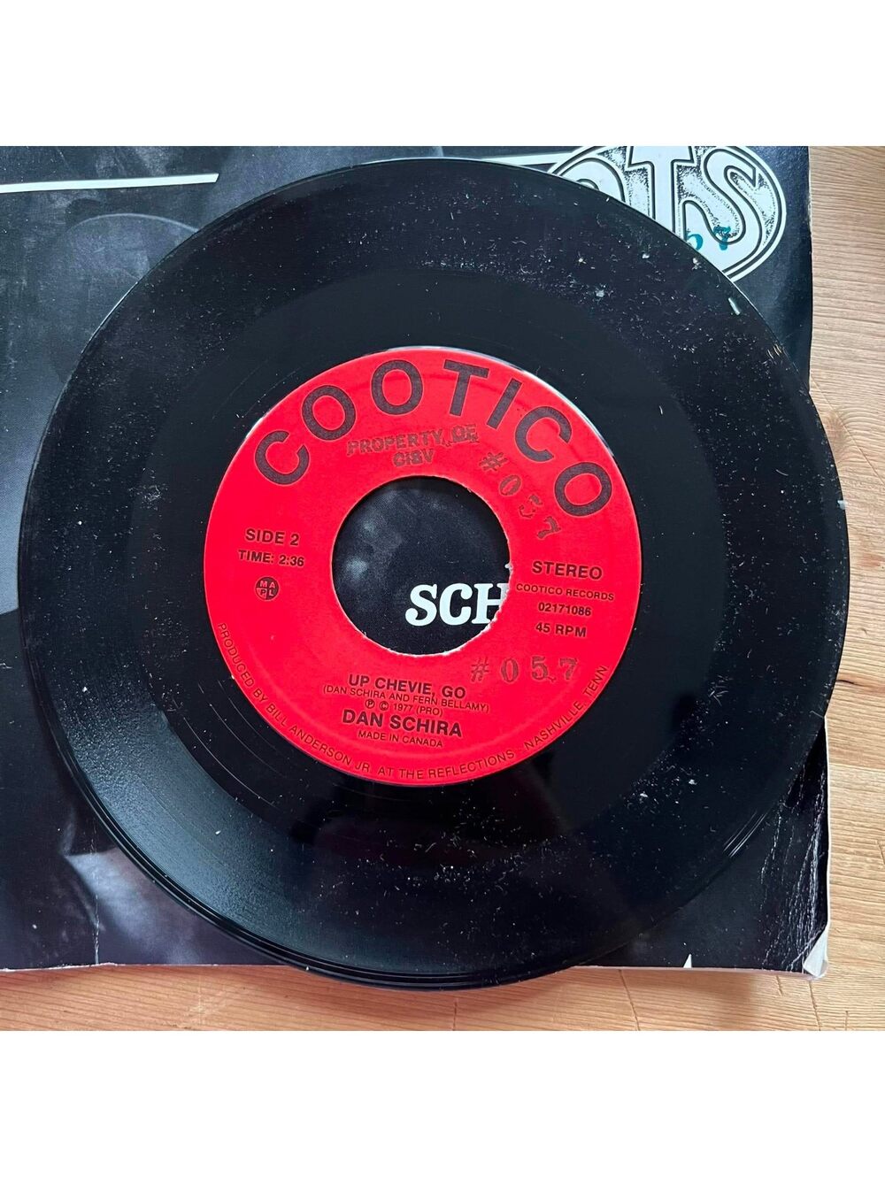 Dan Schira - Up Chevie, Go/The Granite Marker 45rpm VG+ R07